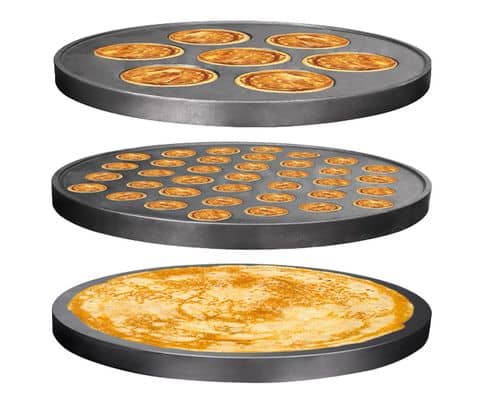 Platten für Crêpes-Geräte