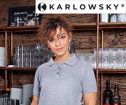 KARLOWSKY | Poloshirt-light gray