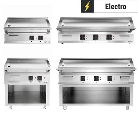Electric teppanyaki griddles