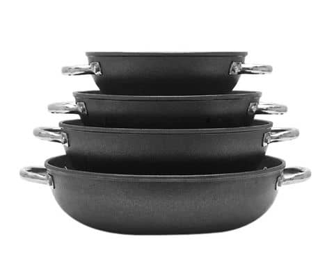 Woks with double handles