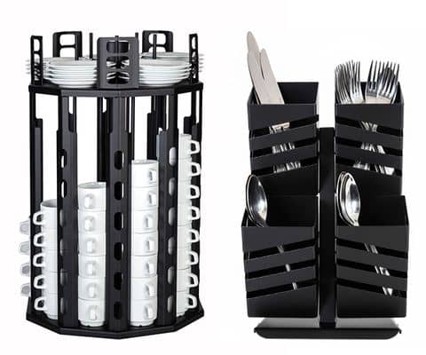 Cutlery & porcelain stands
