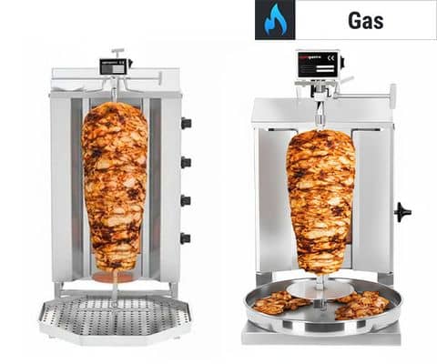 Gas-Dönergrills - Motor oben