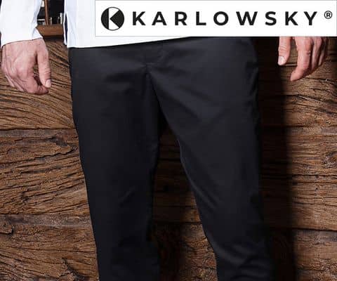 KARLOWSKY | Herren Chinohose Schwarz