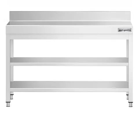 600 - with lower & Intermediate shelf & upstand