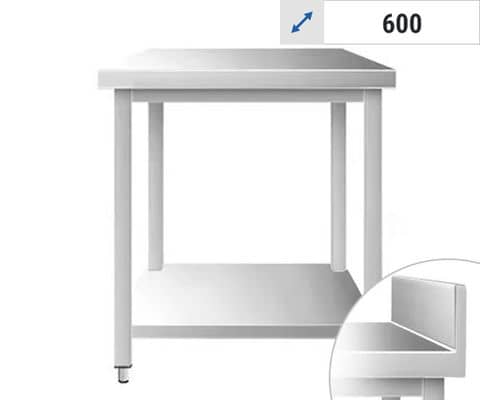 طاولات العمل بعمق 600 مم