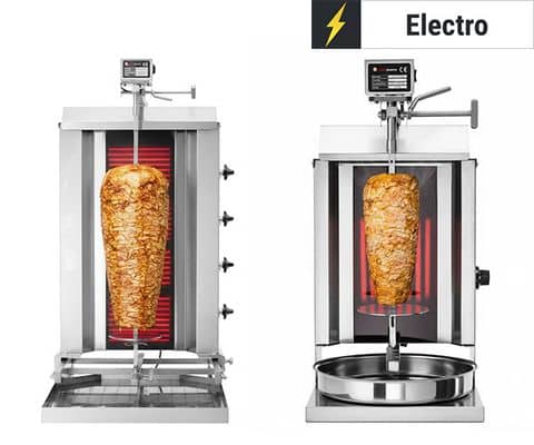 Elektro-Dönergrills - Motor oben