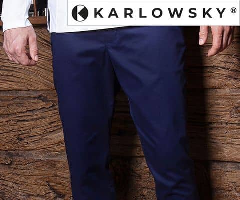 KARLOWSKY | Herren Chinohose Marine