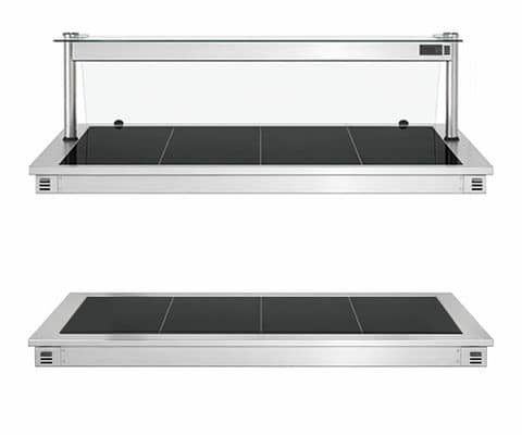 Einbau Warmhalteplatten