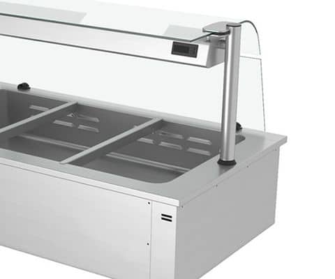 Bain-Maries - mit Frontverglasung
