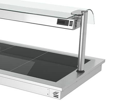Warmhalteplatten - mit einseitigem Hustenschutz