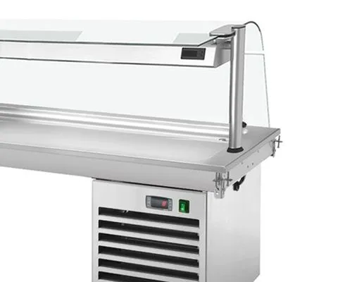 Pratas de refrigeração - com vidro frontal