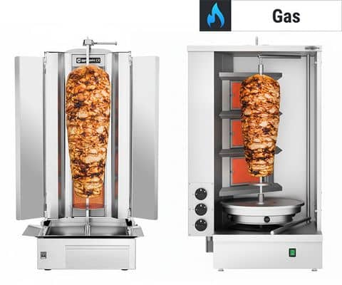Gas-Dönergrills - Motor unten