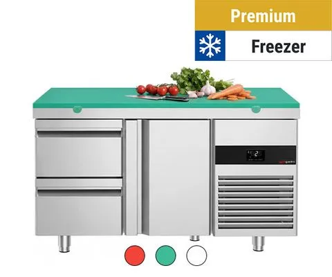 Tiefkühltische mit Schneideplatte