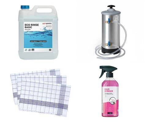 Reinigung, Desinfektion & Wasseraufbereitung