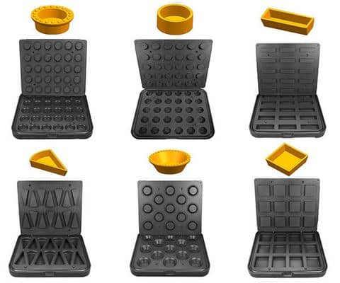 Platten für Tartelette-Maschine TMNP