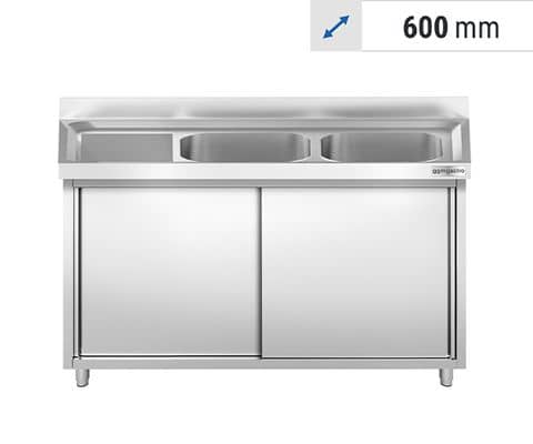 Spülschränke - 2 Becken - 600