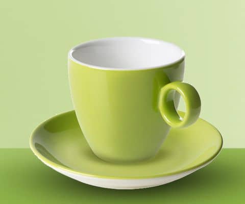 Kaffee-/ & Untertassen Lime