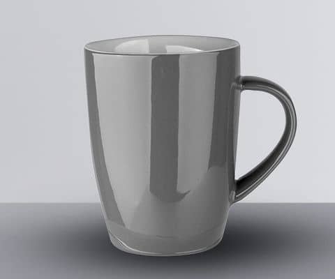 Kaffee-/ & Untertassen Grau
