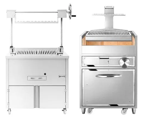 Charcoal grill with lift