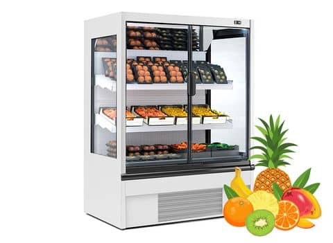 Wandkühlregale für Obst & Gemüse 700 TIEF