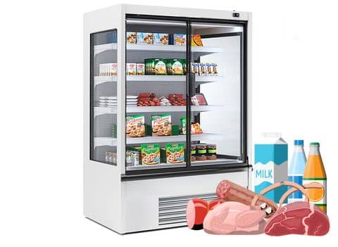 Wandkühlregale für Getränke, Milch & Wurstwaren 700 TIEF