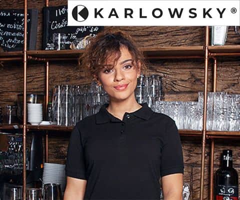 KARLOWSKY | Poloshirt-Schwarz