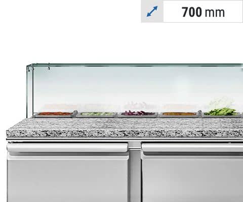 Saladetten mit Glasaufsatz