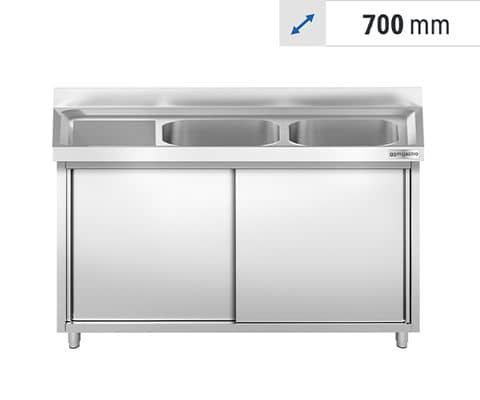 Spülschränke - 2 Becken - 700